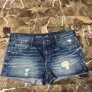 Michael Kors Women's Blue Denim Shorts
